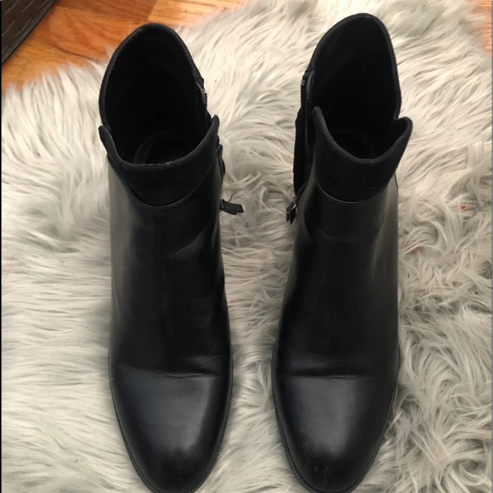 Zara black booties